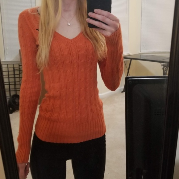 American Eagle V-Neck Knit Sweater - Picture 2 of 4